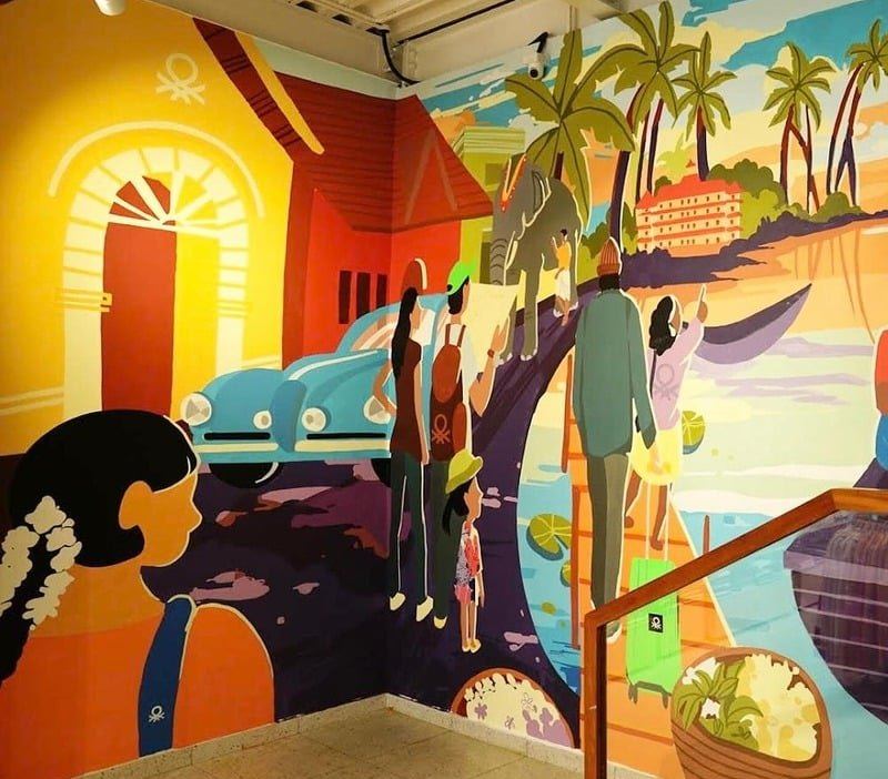 United Colors of Benetton Mural, Kochi, photo 2 of 2, by Paperplane