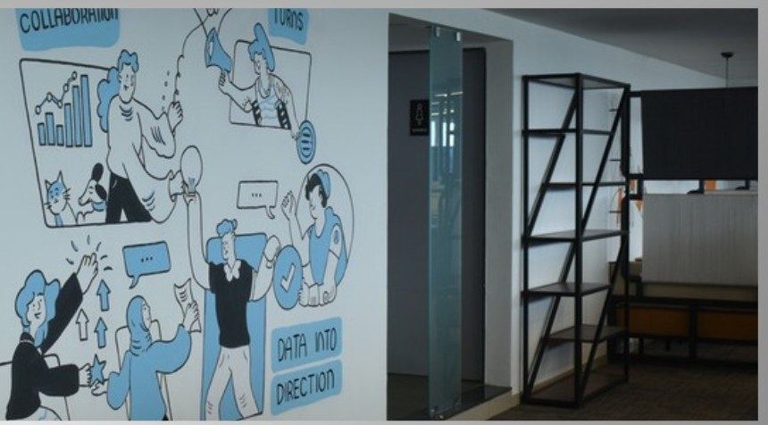 Concentric Analytics Mural, Vadodara, photo 2 of 3, by Paperplane
