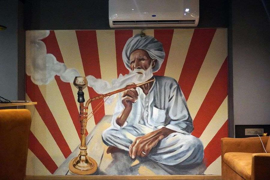 The Cram Bar Mural, Mumbai, photo 2 of 2, by Paperplane
