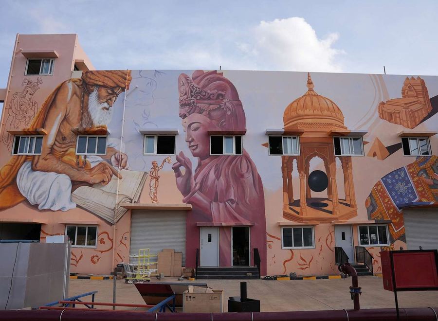 Dynamatic Technologies Mural, Bengaluru, photo 3 of 4, by Paperplane