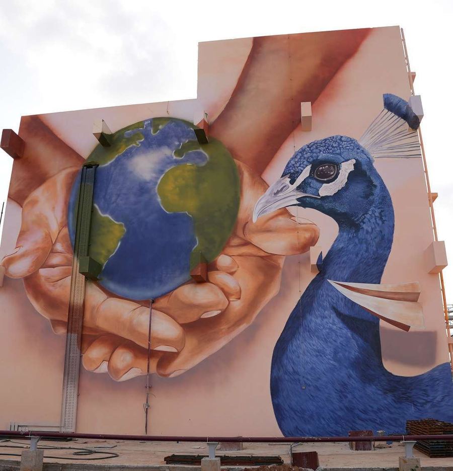 Dynamatic Technologies Mural, Bengaluru, photo 4 of 4, by Paperplane