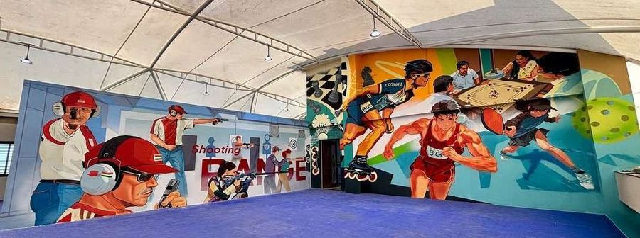 GD Goenka School Mural, Gandhidham, photo 3 of 5, by Paperplane