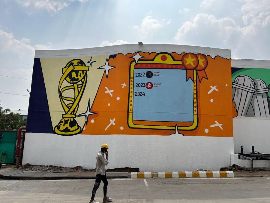 HPL Premier League Mural, Pune, photo 10 of 11, by Paperplane