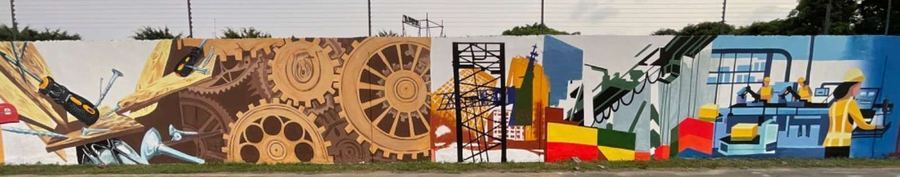 Indorama Mural, Nigeria, photo 2 of 7, by Paperplane