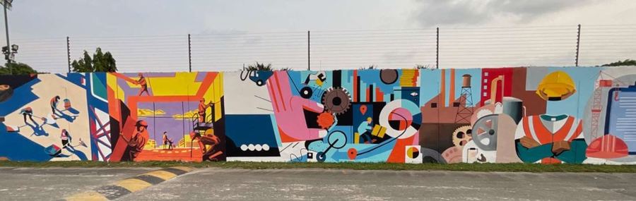 Indorama Mural, Nigeria, photo 5 of 7, by Paperplane
