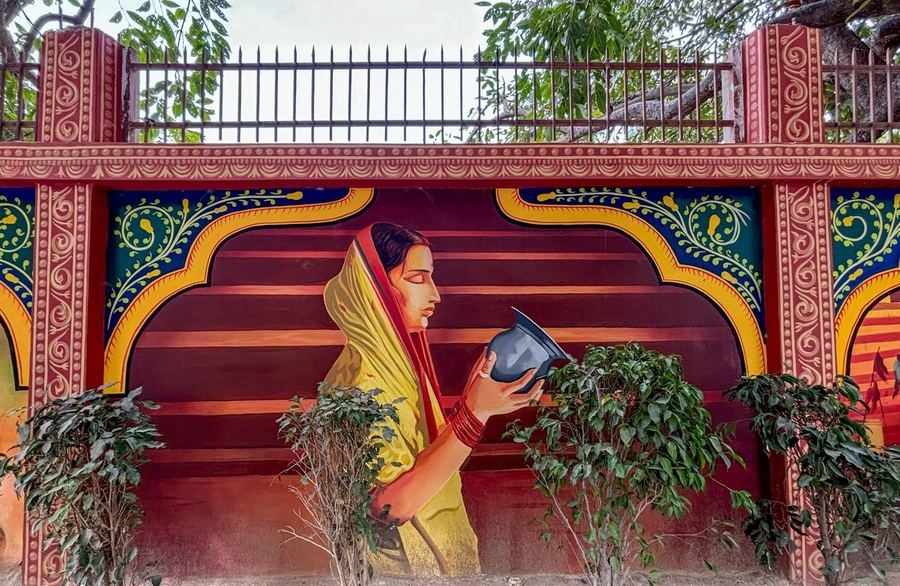 Kumbh Mela 2025 Mural, Prayagraj, photo 14 of 16, by Paperplane