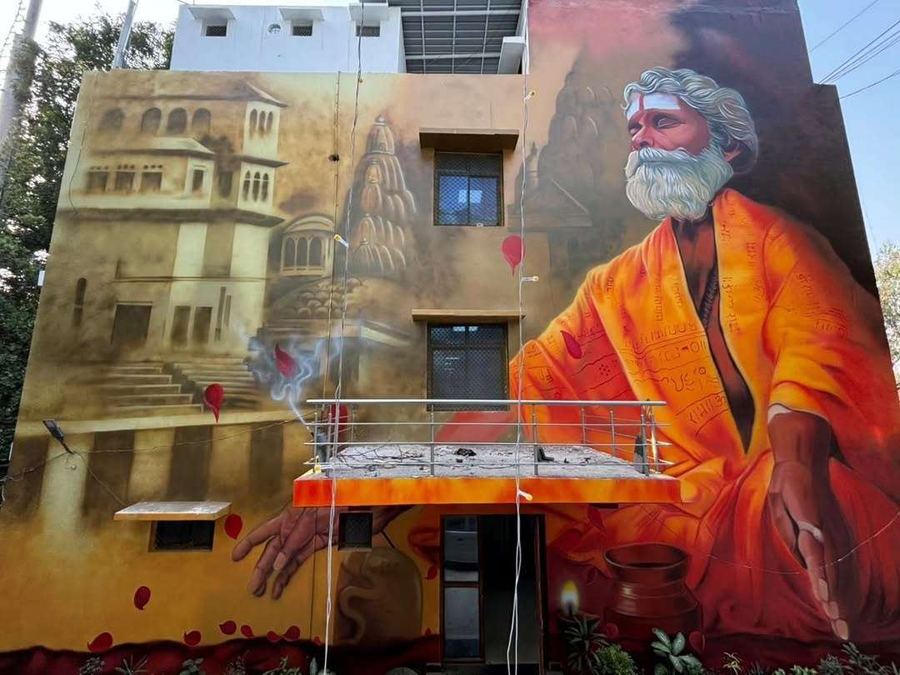 Kumbh Mela 2025 Mural, Prayagraj, photo 16 of 16, by Paperplane