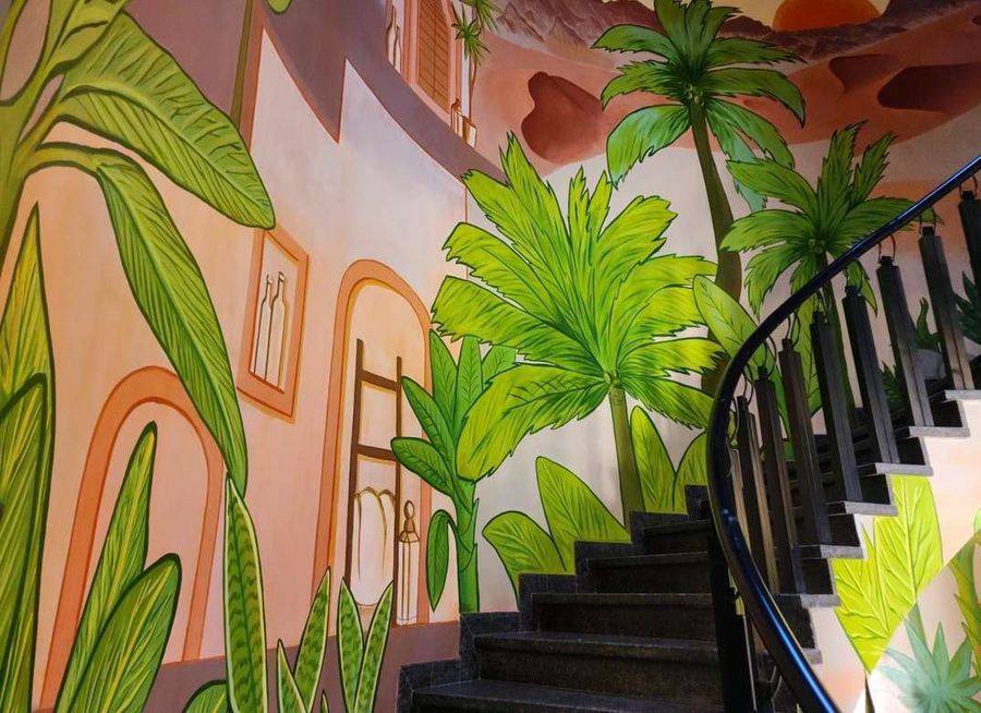 Lilleria House Mural, Vadodara, photo 2 of 2, by Paperplane
