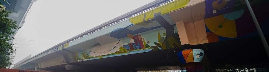 MAX Estates Mural, Delhi, photo 11 of 12, by Paperplane