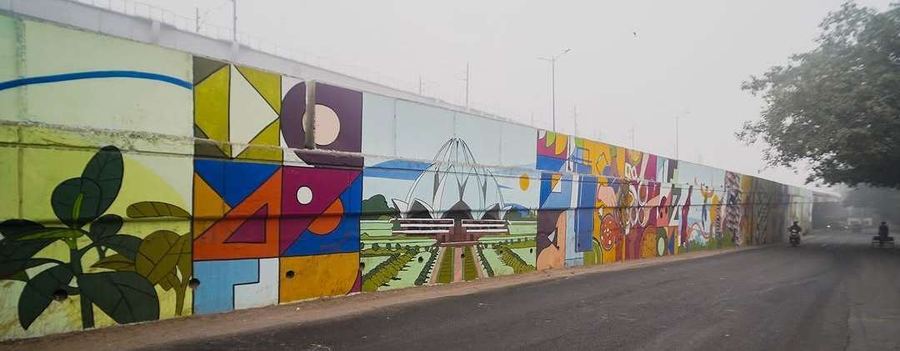 MAX Estates Mural, Delhi, photo 2 of 12, by Paperplane