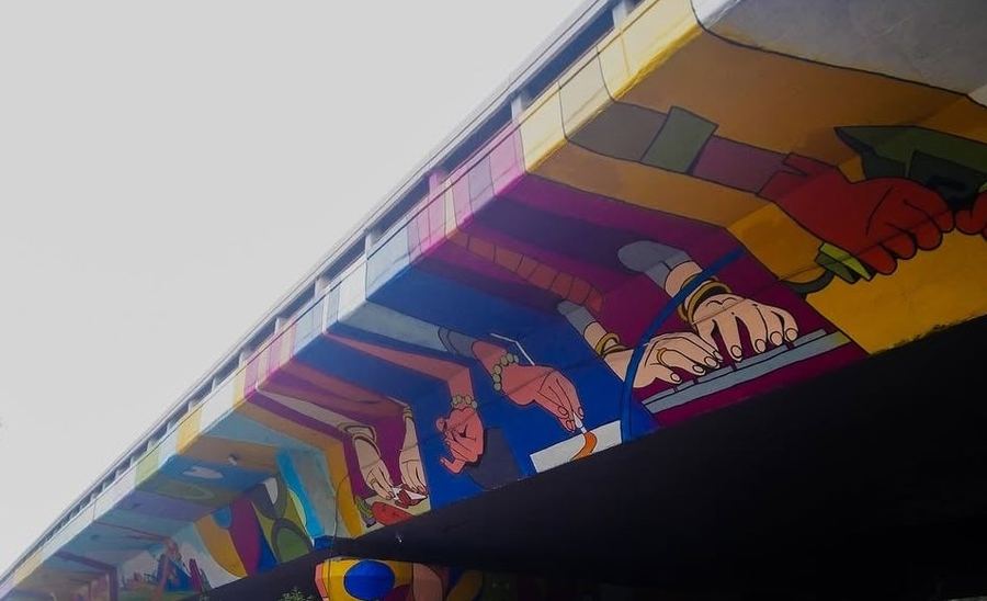 MAX Estates Mural, Delhi, photo 5 of 12, by Paperplane