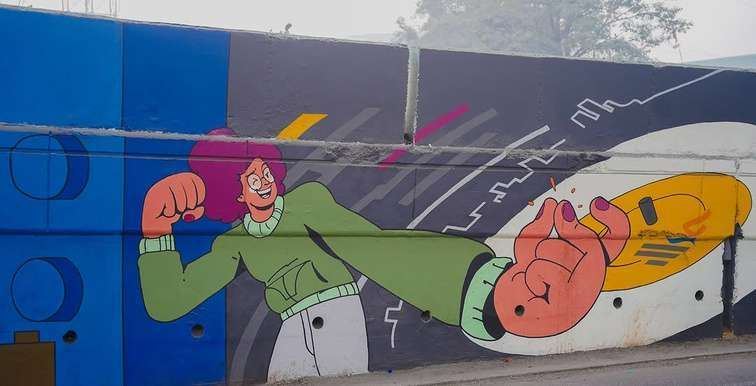 MAX Estates Mural, Delhi, photo 7 of 12, by Paperplane