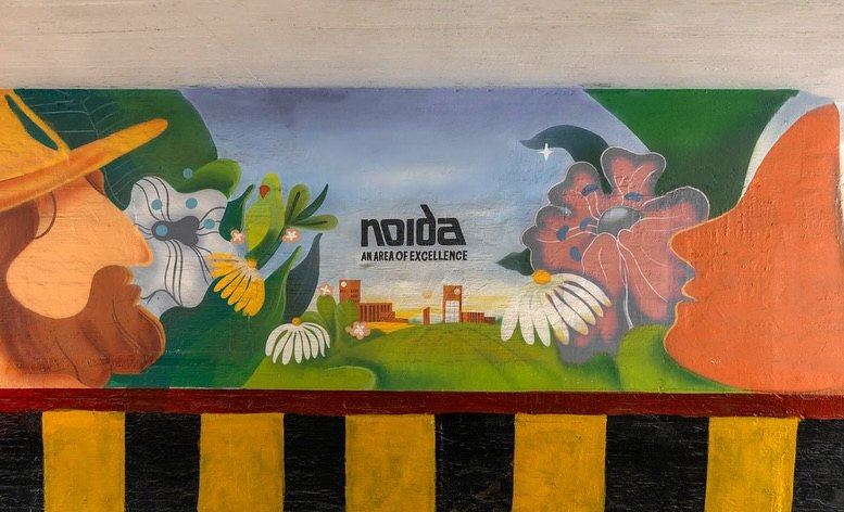 MAX Estates Tunnel Mural, Noida, photo 7 of 9, by Paperplane