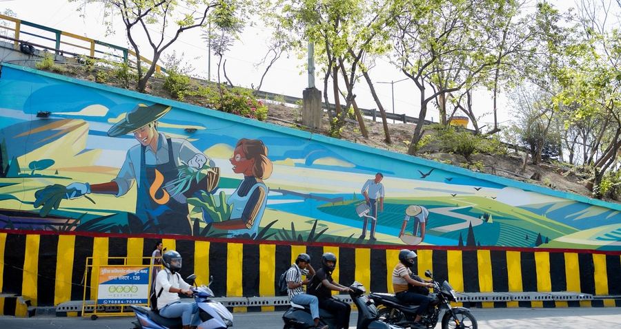 MAX Estates Underpass Mural, Noida, photo 7 of 9, by Paperplane