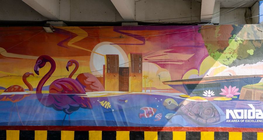 MAX Estates Underpass Mural, Noida, photo 8 of 9, by Paperplane