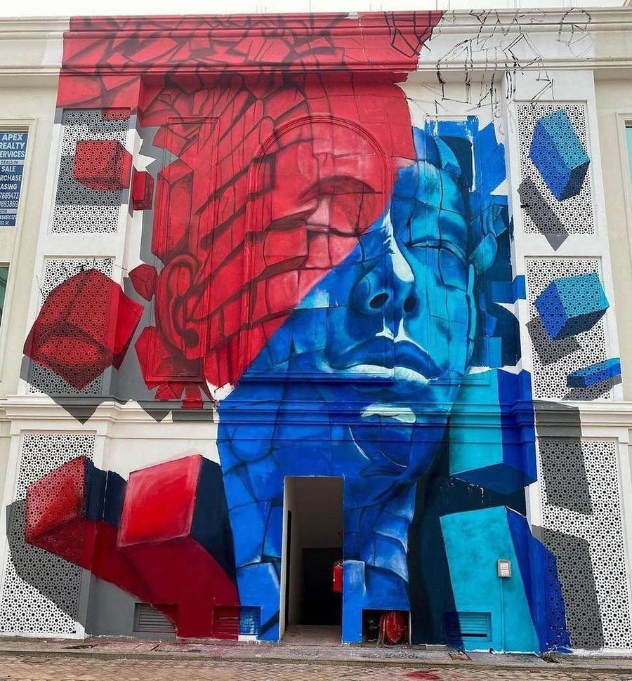 Oppo India Mural, Delhi, photo 1 of 1, by Paperplane