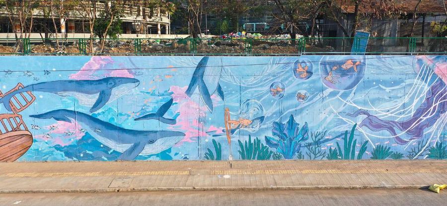Panchshil Group Mural, Pune, photo 2 of 9, by Paperplane