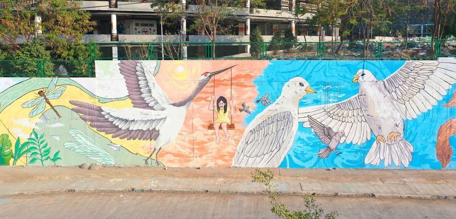 Panchshil Group Mural, Pune, photo 3 of 9, by Paperplane