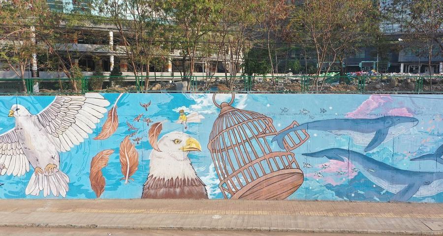 Panchshil Group Mural, Pune, photo 5 of 9, by Paperplane