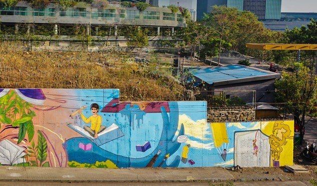 Panchshil Group Mural, Pune, photo 9 of 9, by Paperplane