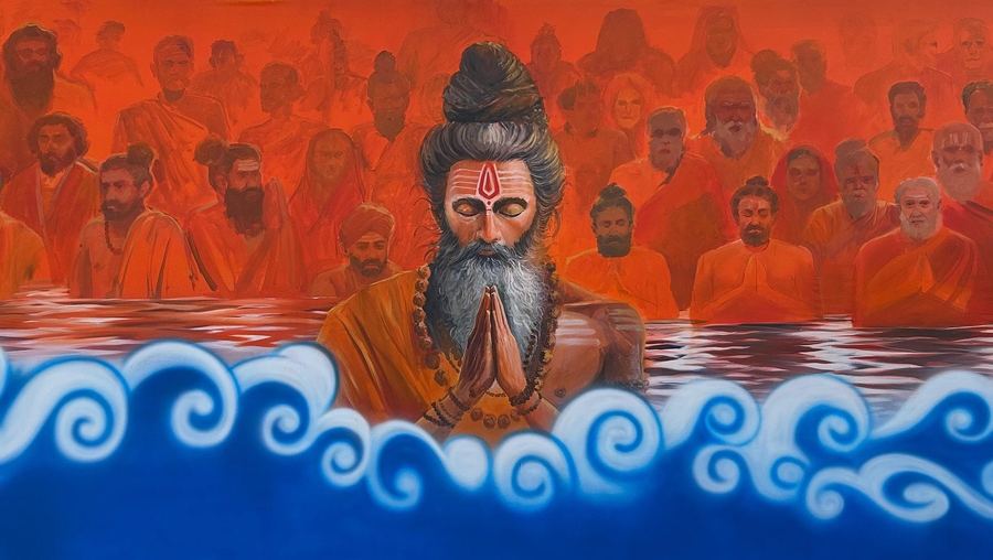 Prayagraj Airport Mural, Prayagraj, photo 4 of 7, by Paperplane