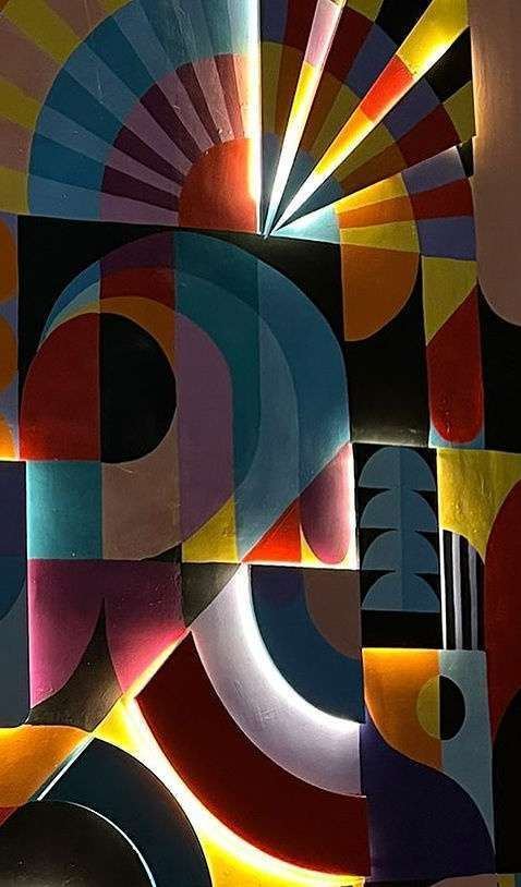 Nexus Westend Atrium Mural, Pune, photo 3 of 3, by Paperplane